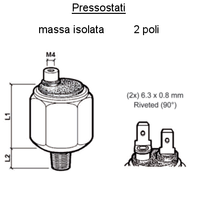 Sensore Pressostato per Motore Barca, Sensore 1 polo - mc (5)