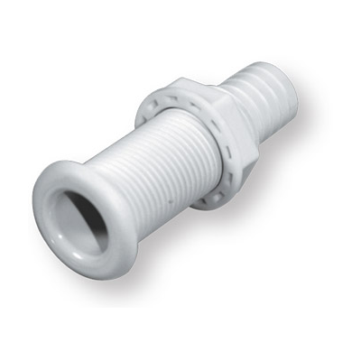 Boccola di Scarico per barca 23 x 100 mm bianca, nera, crema in plastica