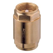 Valvola di ritegno a molla in ottone da 3/4", per impianto idrico barca
