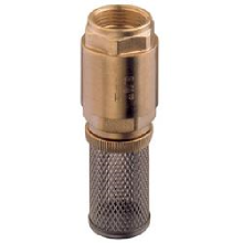 Valvola ritegno di fondo a molla per Impianto idrico barca ottone da 1/2" a 2"