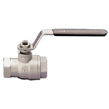 Valvola a sfera inox per impianto idrico barca, Femmina-Femmina, da 1/4" a 1"1/2
