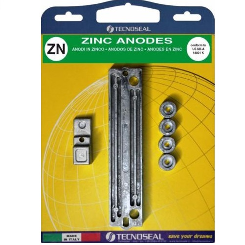 Kit Anodi per Motore Suzuki Fuoribordo 90 140 cavalli Cv Hp - Compatibili 