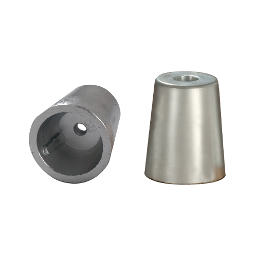 Ogiva conica ricambio per asse 22-25/30/40/45/50/55/60/100/110, anodo per asse