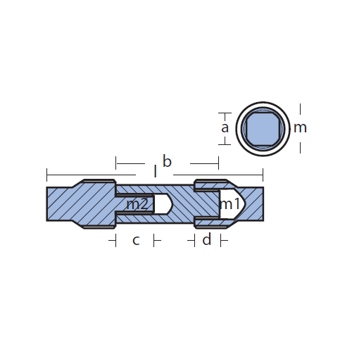 Anodo Barotto Volvo Penta Tappo, per refrigerante