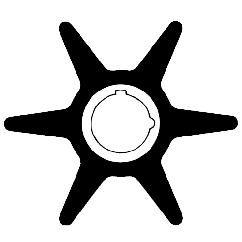 Girante per pompa OMC 389642 H (mm) 32, Øext mm 89.3, Øint  22.2, Pale 6