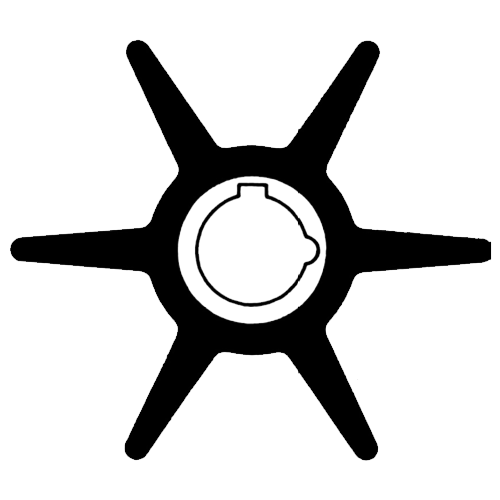 Girante per pompa OMC 377230 40HP H (mm) 22.7, Øext  69.5, Øint  16.2, Pale 6