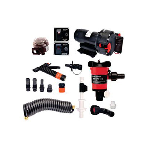 Kit Vasca del Vivo Esche Barca, Pompa + Autoclave + Kit installazione da 500 GPH