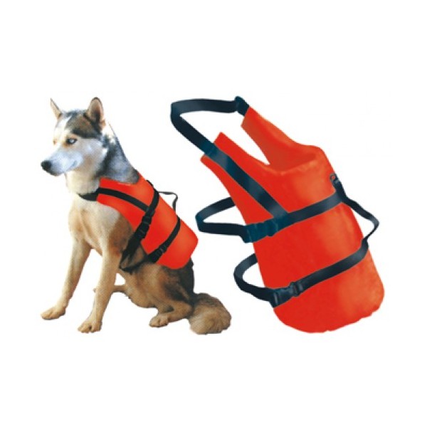 Giubbino di salvataggio barca per Cani, da 8 a 40 kg +