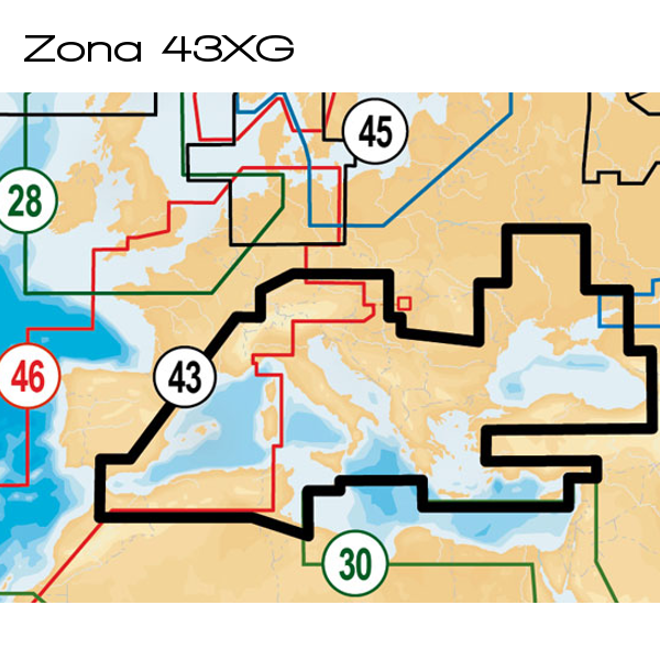 Cartografia NAVIONICS GOLD - Varie Zone - Per Ecoscandaglio GPS