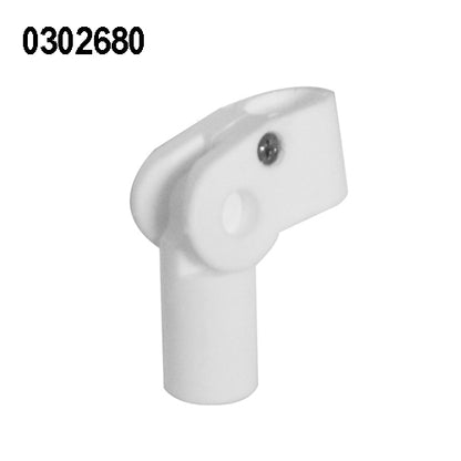 Supporto per tendalino in nylon, snodo curva o tubo, da 22 mm