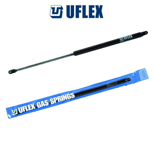 Molla a gas per portelli, ø mm 8, Corsa mm 262, Forza spinta Kg 30, L mm 600