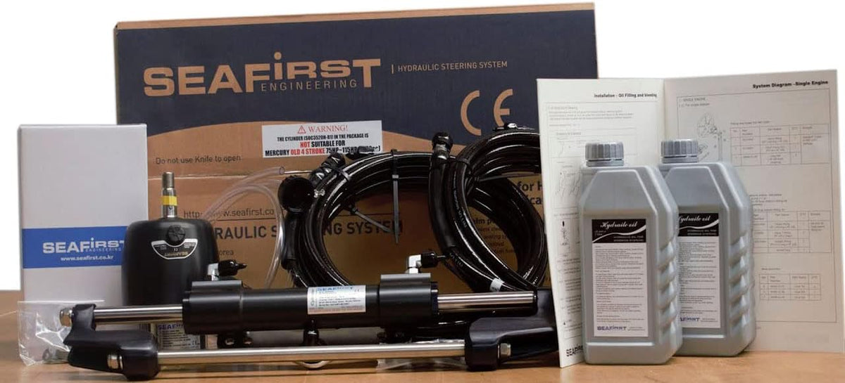 Timoneria Idraulica Seafirst per Fuoribordo Fino 150 cv - KIT COMPLETO