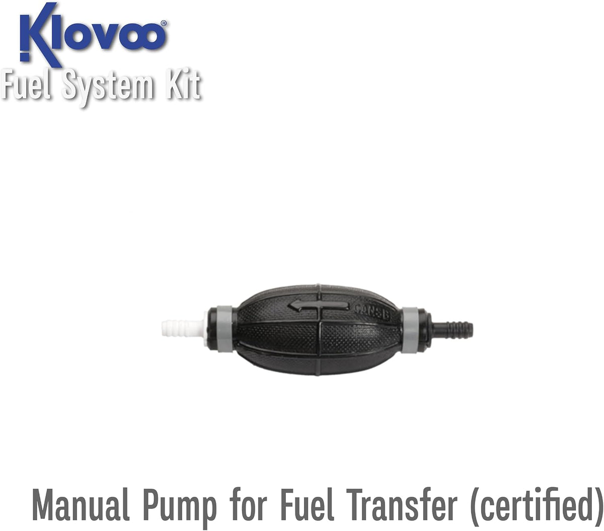 Kit Pompa Manuale Travaso Carburante (Benzina, Gasolio, Olio) Omologato e Certificato 