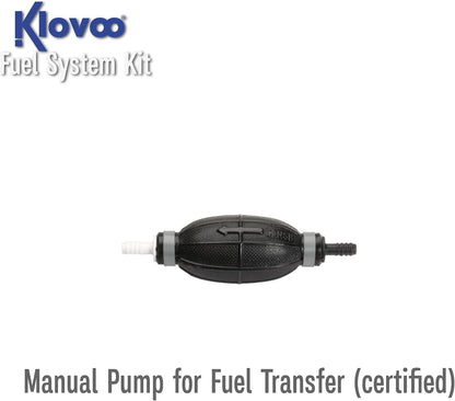 Kit Pompa Manuale Travaso Carburante (Benzina, Gasolio, Olio) Omologato e Certificato 