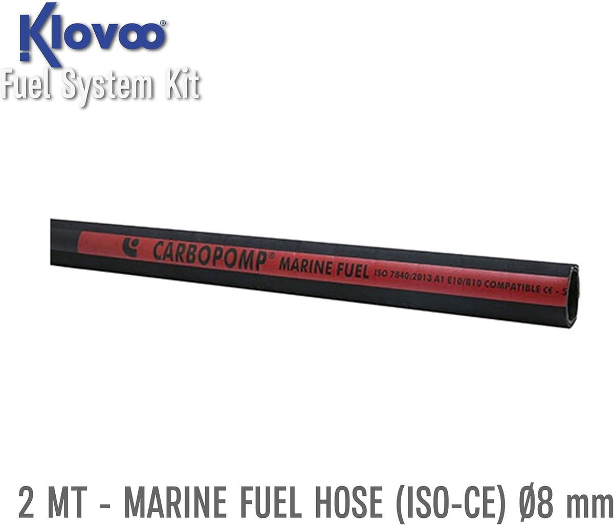 Kit Pompa Manuale Travaso Carburante (Benzina, Gasolio, Olio) Omologato e Certificato 