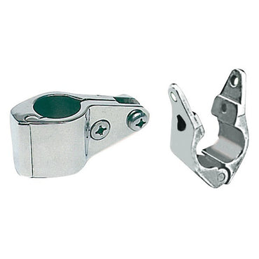 Attacco per tendalino barca, tubo da 22 mm, Supporto a manicotto inox