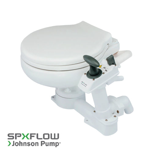 WC per barca e Camper Johnson Pump Aquat Toilet Manual Super Compact