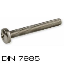 Vite autofilettante svasata, acciaio inox Confezione Blister, da 2,9x13 a 6,3x50
