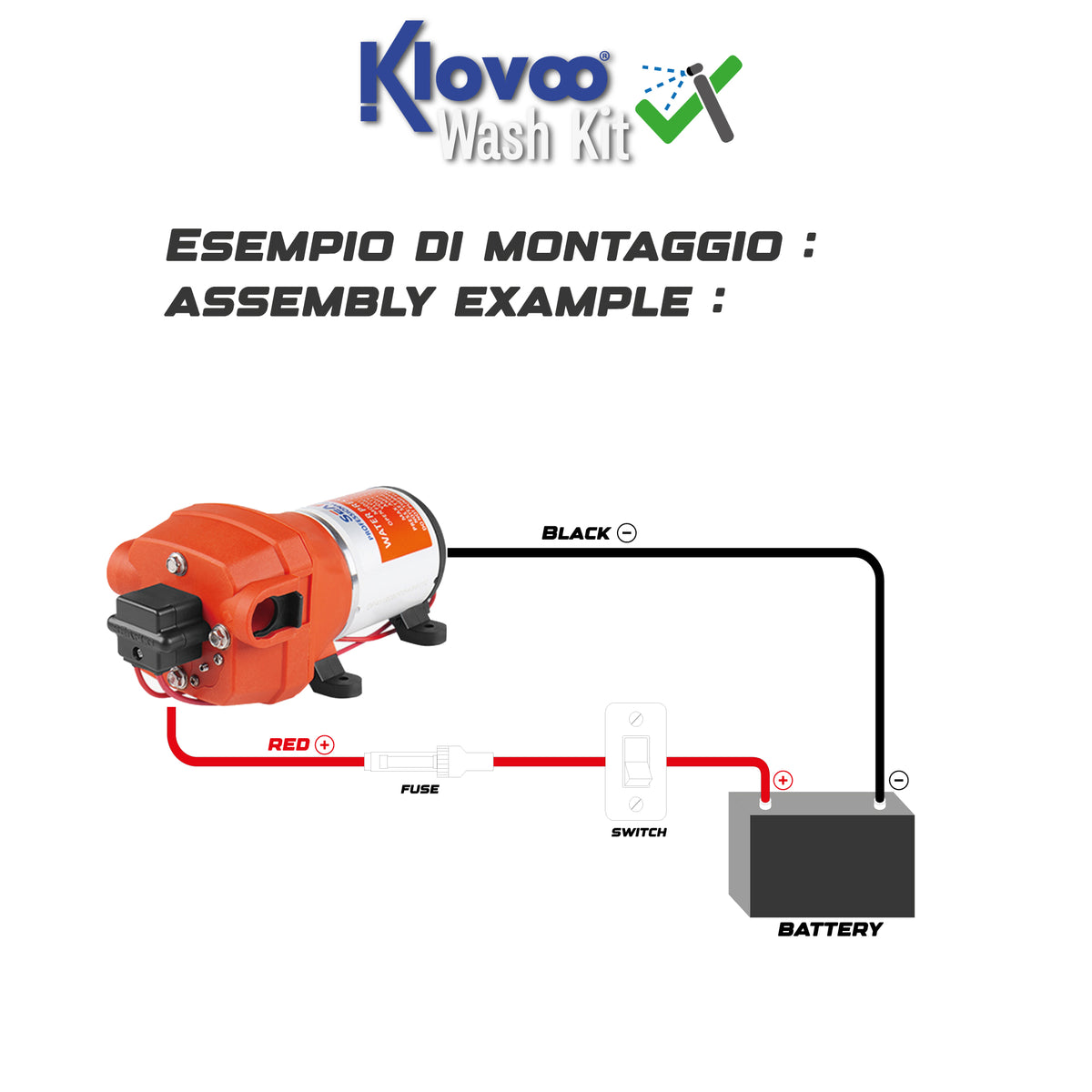 Kit Autoclave SEAFLO (17lt/min - Pressostato 50 psi) + Doccia - per Barca,Camper