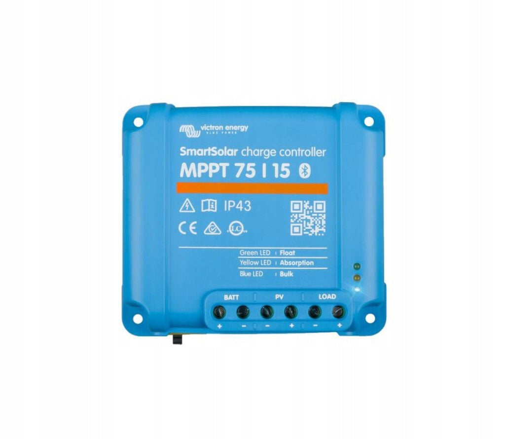 Regolatore di carica barca camper Victron Smartsolar MPPT  75V 15 amp 12/24 v