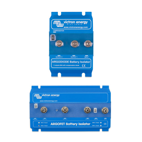 Regolatore di carica barca camper Victron Argodiode 120-2AC per 2 batterie 120A