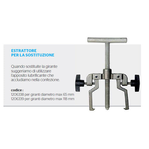 Girante per pompa GIR. JB 18673-0001