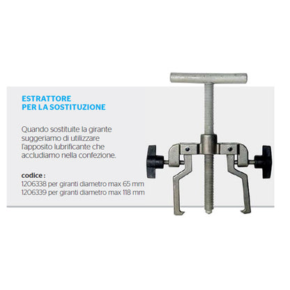 Girante per pompa GIR. JB 6760-0003