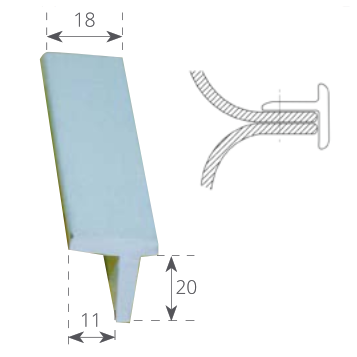 Tee T18 Per L35 Supporto a Tee T.18 Klovoo