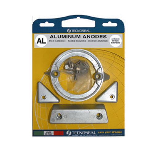 Kit Anodi Volvo Penta per DUO PROP 290 con placca in alluminio