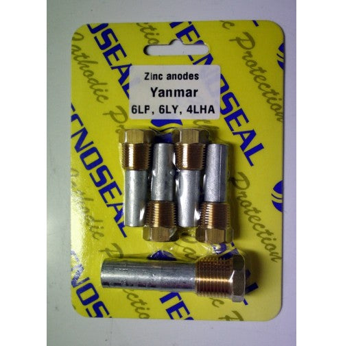 Kit Anodi Yanmar 4X1318T + 1X1317T Kit Yanmar Zinco Tecnoseal