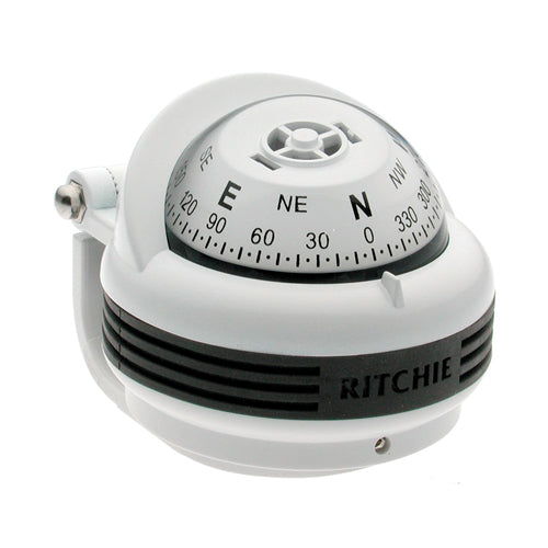 Bussola per barca Ritchie Trek con staffa,con Compensatore e luce 2"1/4