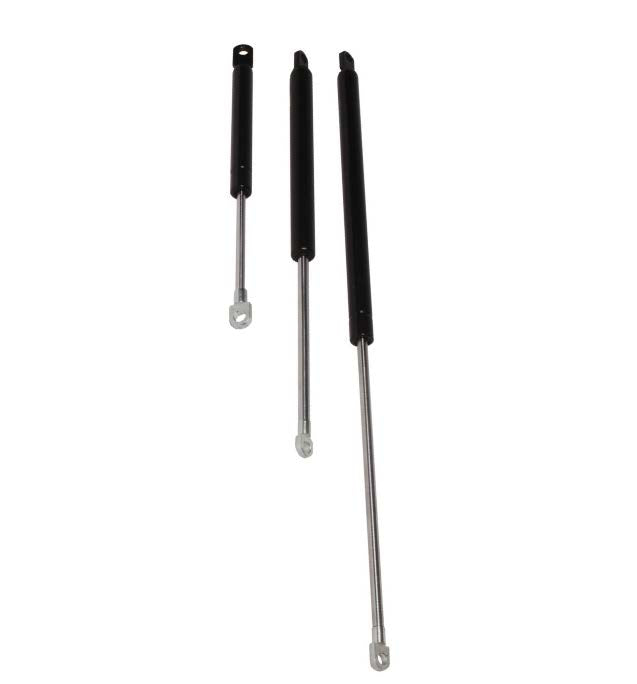 Molla a gas per portelli, cofano, vano motore - da 5 a 70 kg, da 244 a 950 mm 