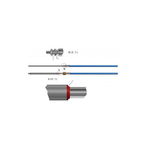 Cavo Comando Ultraflex M90 MACH da 10 a 25 Piedi - Per Alte prestazioni