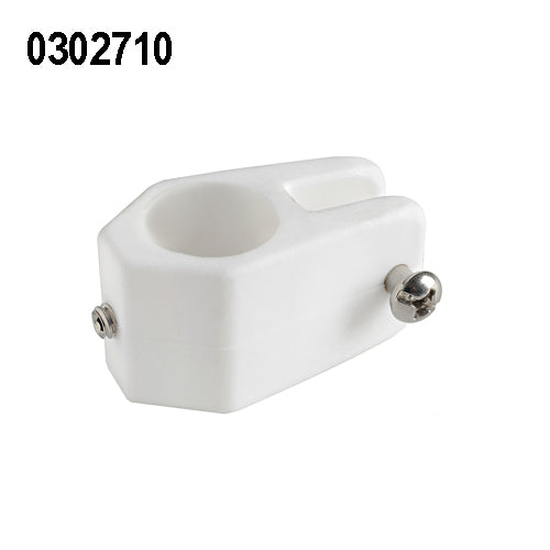 Supporto per tendalino in nylon, snodo curva o tubo, da 22 mm