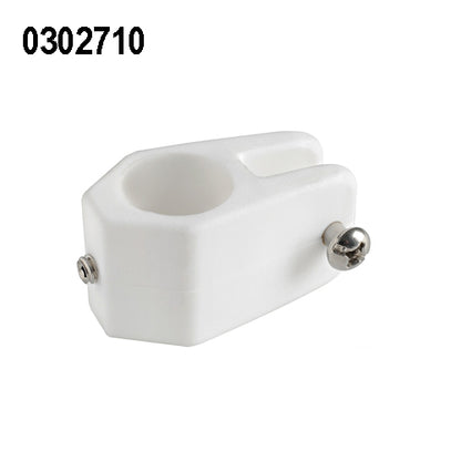 Supporto per tendalino in nylon, snodo curva o tubo, da 22 mm