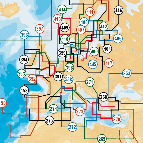 Cartografia NAVIONICS Platinum - Varie Zone - Per Ecoscandaglio GPS