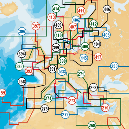 Cartografia NAVIONICS Platinum - Varie Zone - Per Ecoscandaglio GPS